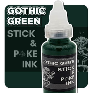 Gothic Green - Stick and Poke Tattoo Ink