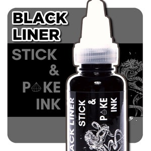 Black Liner - Stick and Poke Tattoo Ink - 30ml