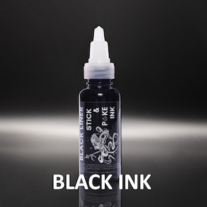 COMPLETE Stick and Poke Tattoo Kit with Black Ink and Needles - 46 Items
