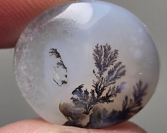 Natural Dendritic Agate Gemstone - May Birthstone, Handmade, black friday, blackfriday