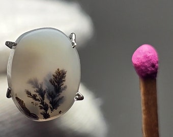 Tiny Dendritic Agate Gemstone: Handmade Jewelry Making Stone, black friday, blackfriday