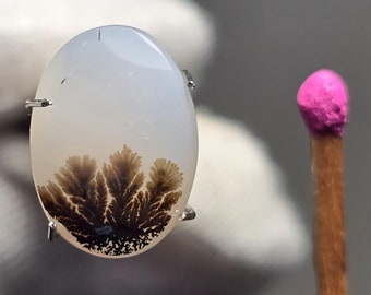 Tiny Dendritic Agate Gemstone: Handmade Jewelry Making Stone, black friday, blackfriday