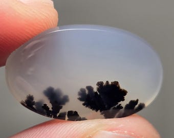 Natural Dendritic Agate Gemstone - Handmade Jewelry Making Stone, black friday, blackfriday
