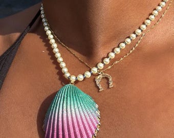 Beaded Shell Necklace