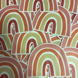 Rainbow Sticker, Aesthetic Sticker, Vinyl Stickers, Laptop Stickers, Hydroflask Stickers, Cute Stickers