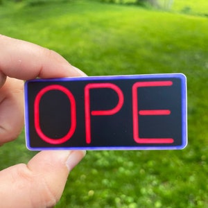 Ope Sticker, Midwest Sticker, Midwestern Sticker, Midwest Slogan Sticker, Funny Stickers, Laptop Stickers, Water Bottle Stickers