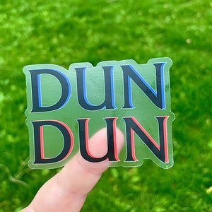Law and Order SVU Aufkleber | Law and Order SVU Magnet | Law & Order Aufkleber | Klare SVU Sticker | Dun Dun Aufkleber | Witziger Sticker