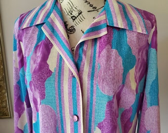 Vintage Pykettes psychedelic button down shirt