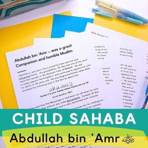 Abdullah bin &#39;Amr - Biography Reading Passage for Islamic Studies and English