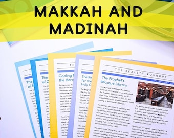 Makkah and Madinah Reading Passages for Muslim Kids