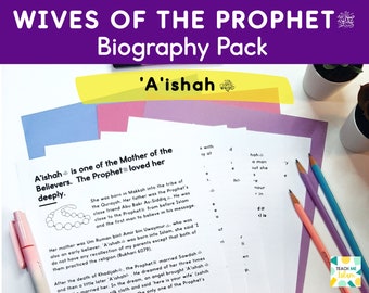 Aishah (May Allah be pleased with her) - Mothers of the Believers Activities Pack