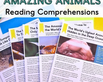 Animal Reading Comprehensions for Muslim Children - Islamic reading passags