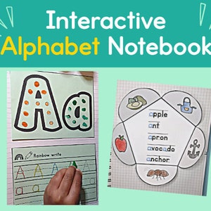 Interaktiv alfabetsanteckningsbok
