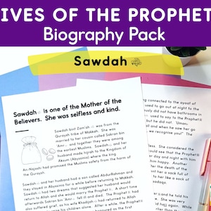 Sawdah (May Allah be pleased with her) - Mothers of the Believers Activities Pack