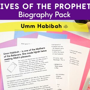 Umm Habibah (May Allah be pleased with her) - Mothers of the Believers Activities Pack