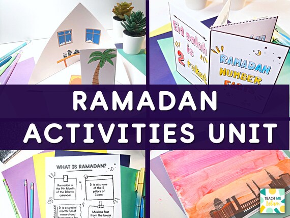Ramadan Activities Unit for Muslim kids Islamic Worksheets and Activities