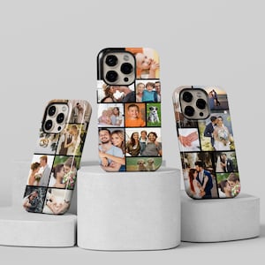 Custom collage iPhone Case, Personalized Phone case, Photo collage iPhone, Custom Photo Case, Personalized Couple Photo, Custom Photo Gift