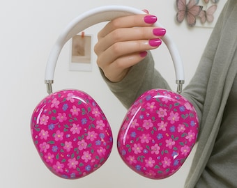 Floral AirPods Max Cover | Snap On Air Pods Max Cover | Protective Case For New AirPods Max Headphones
