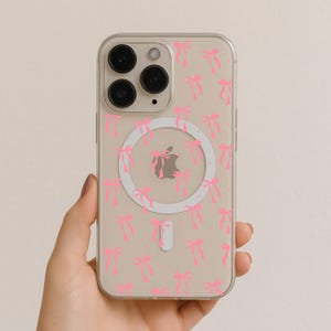 MagSafe iPhone 16 Case Clear with Design, MagSafe iPhone 14 Pro Case, Clear phone Case with MagSafe, transparent iPhone Case, 13 Pro Case
