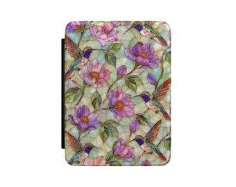 Garden Jewel Kindle Case, Floral Faux Leather Cover with Hand Strap, Paperwhite & Colorsoft