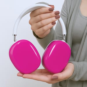 Hot Pink AirPods Max Cover, Cute AirPod Max Case, AirPod Max Case, Airpods Max Headphone Covers, AirPods Max Case Snap On