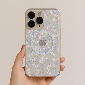 MagSafe iPhone 16 Case Clear with Design, MagSafe iPhone 14 Pro Case, Clear phone Case with MagSafe, transparent iPhone Case, 13 Pro Case