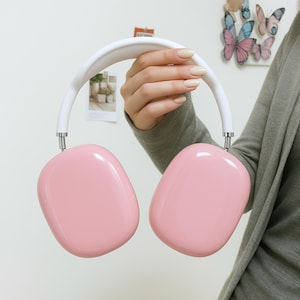 Pink AirPods Max Cover, Hartschalen-Schutzhülle