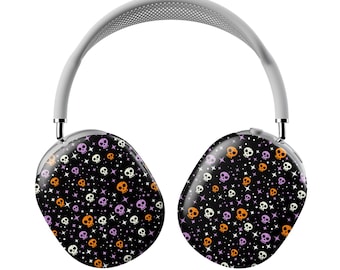 Halloween Skull AirPods Max Cover, Snap On Air Pods Max Cover | Protective Case For AirPods Max Headphones