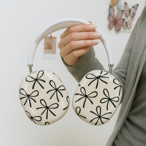 Bows Airpod Max Cover Airpod Max Cover Protective Airpod Max Case Cute Bow AirPods Max Cover AirPods Max Headphones | Girly AirPods Max Case