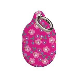 Rosa Blumen AirTag Hülle, AirTag Hülle AirTag Schlüsselanhänger süß, Ästhetische AirTag Abdeckung, AirTag Hülle, Air Tag Halter Hülle, Geburtstag & Haustiereltern