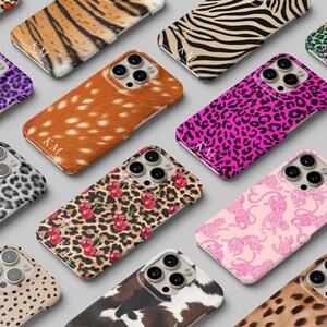 Leopard Print Phone Case iPhone 17, MagSafe Phone Cover, Galaxy S25 Case Leopard, Animal Print, Google Pixel 10 Pro, 9 Pro XL, S24, 16 Pro