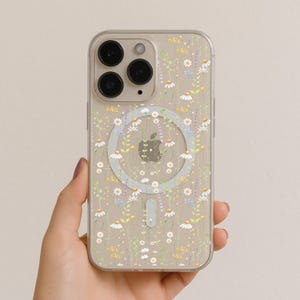 MagSafe iPhone 16 Case Clear with Design, MagSafe iPhone 14 Pro Case, Clear phone Case with MagSafe, transparent iPhone Case, 13 Pro Case