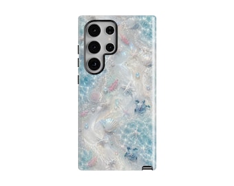 Seafoam Dreams Samsung Galaxy Case, Sea Turtle Ocean, Tough or Magnetic