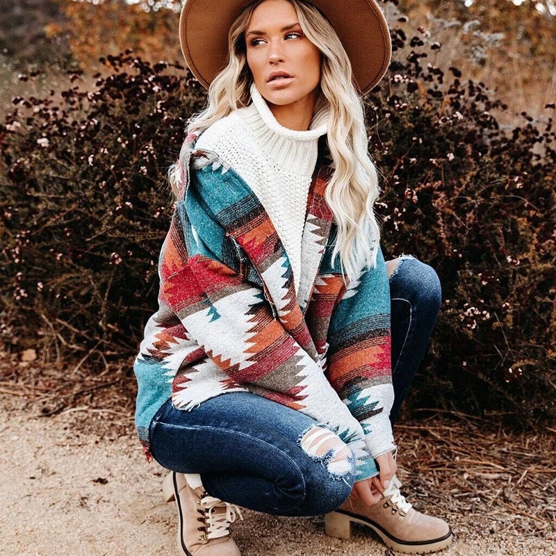 Vintage Aztec Jacket - Etsy