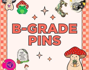 Enamel Pin Seconds Sale, B-Grade Enamel Pins