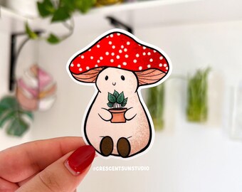 60 Pilz-Aufkleber Für Kinder – Niedlich, Wasserfest, Bunt Für Flaschen, Handys & Mehr