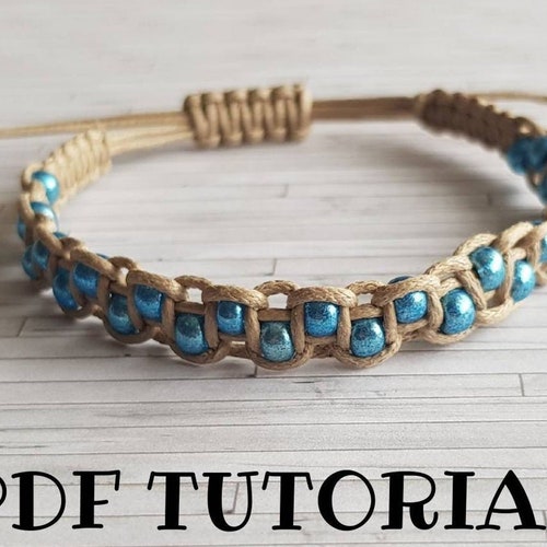 Lacy Macrame Bracelet Pattern Tutorial Pdf Purple Step by Step Etsy