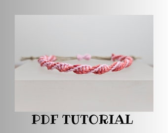 Red and Pink Double Helix Bracelet Tutorial ~ How To ~ Do It Yourself Bracelet ~ Jewelry Making Project ~ Home Craft