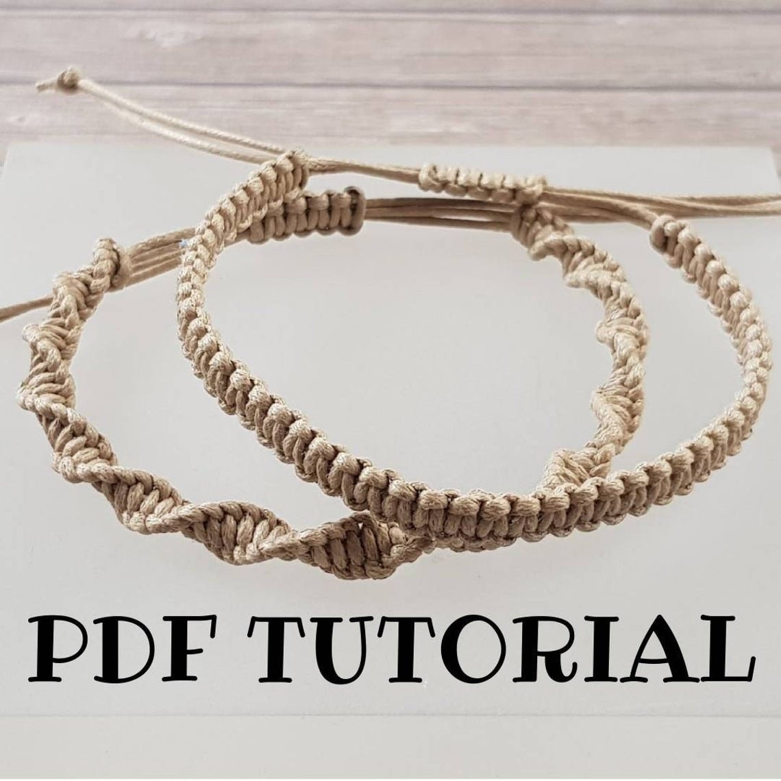 easy macrame bracelet tutorial - smitten by a knot