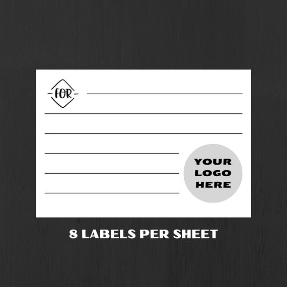 Blank Address Stickers Rectangle Stickers Small Business Etsy