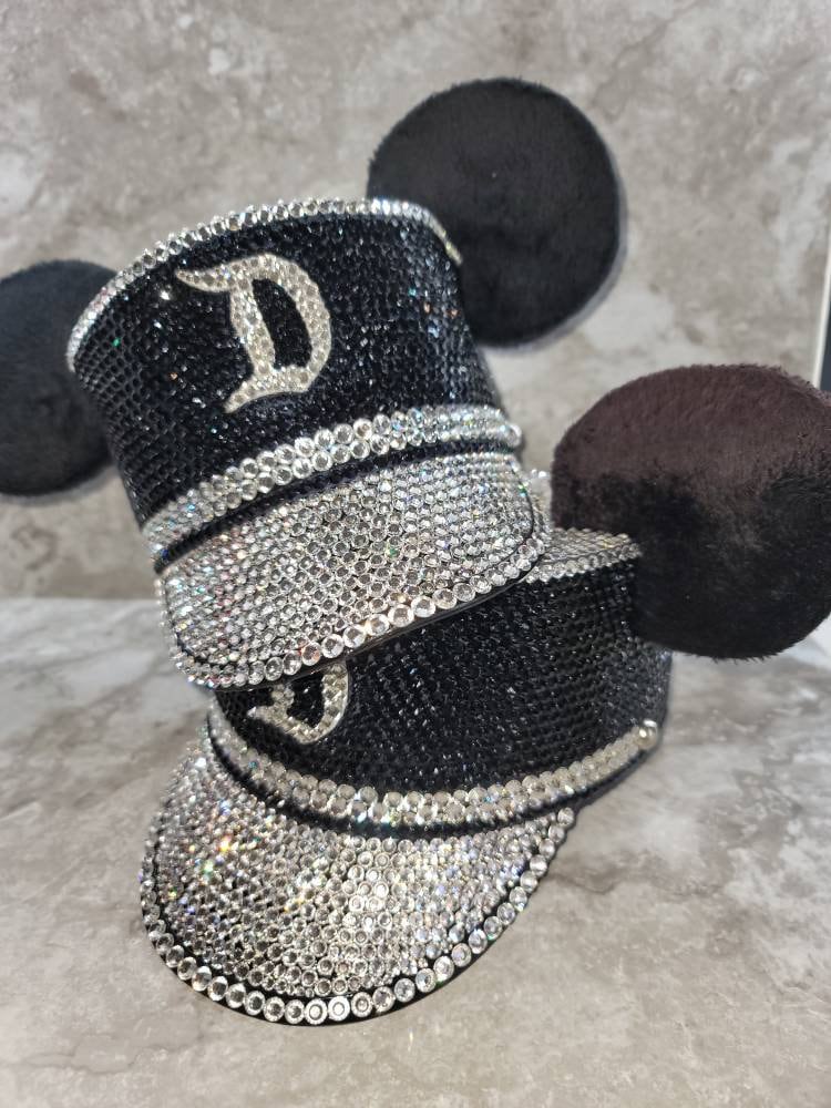 Rhinestone Mickey Ears Trolley Conductor Hat - Etsy display picture 2