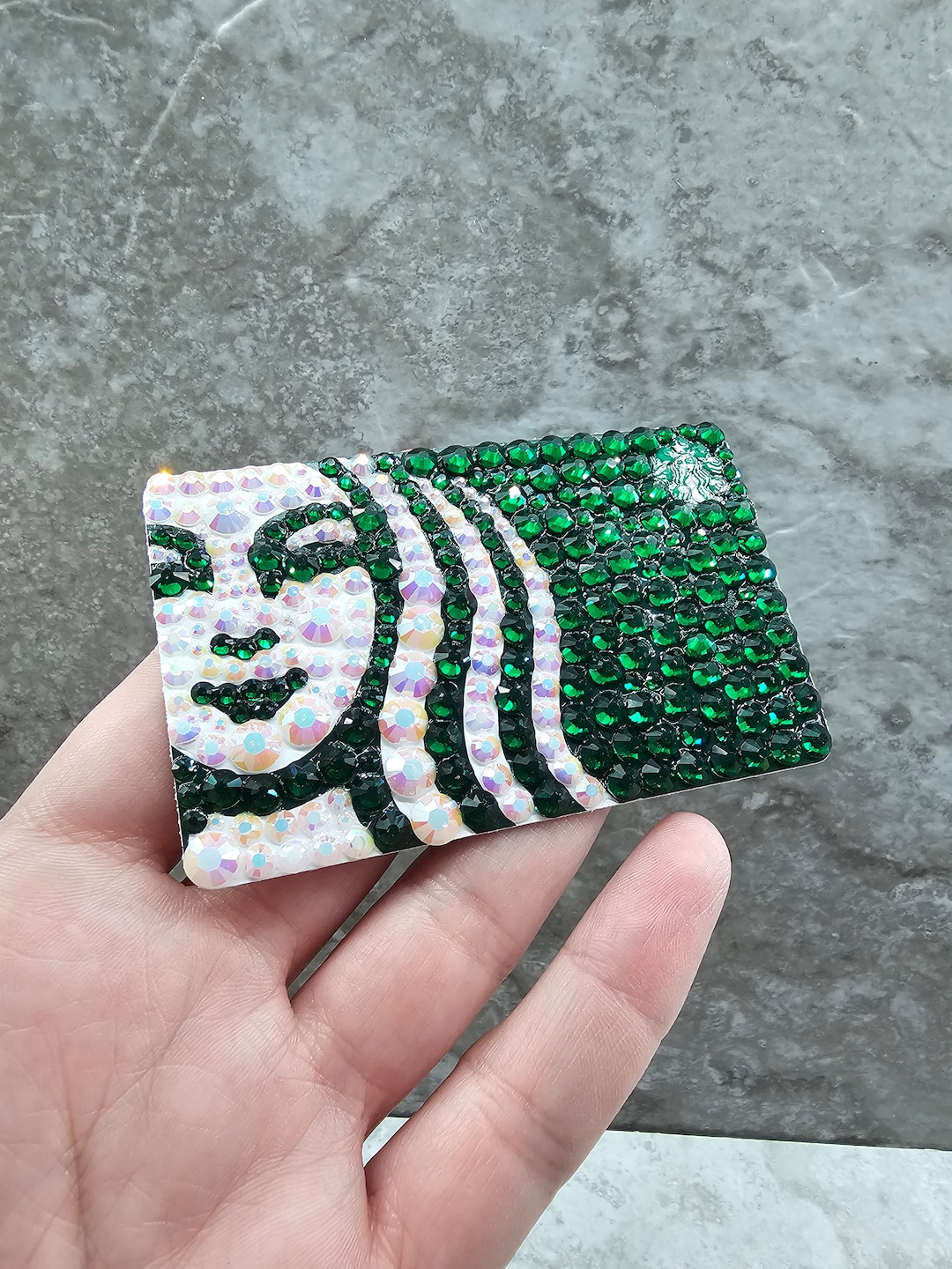 Rhinestone Starbucks Gift Card Etsy