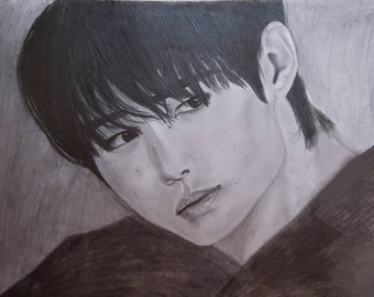 Sunghoon ENHYPEN original handmade portrait