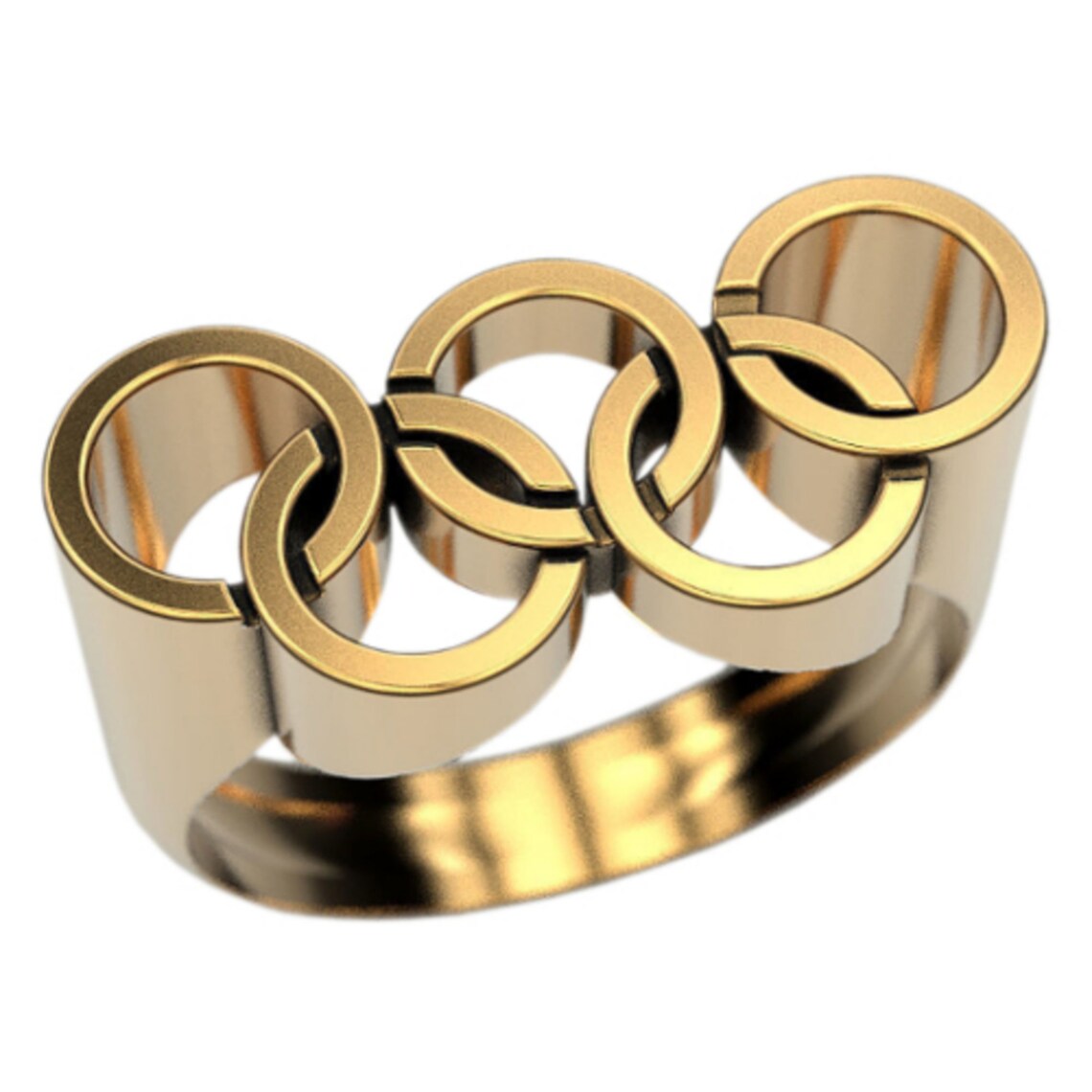 Gold Olympic Ring Olympic Ring for Men Olympic Symbol Etsy