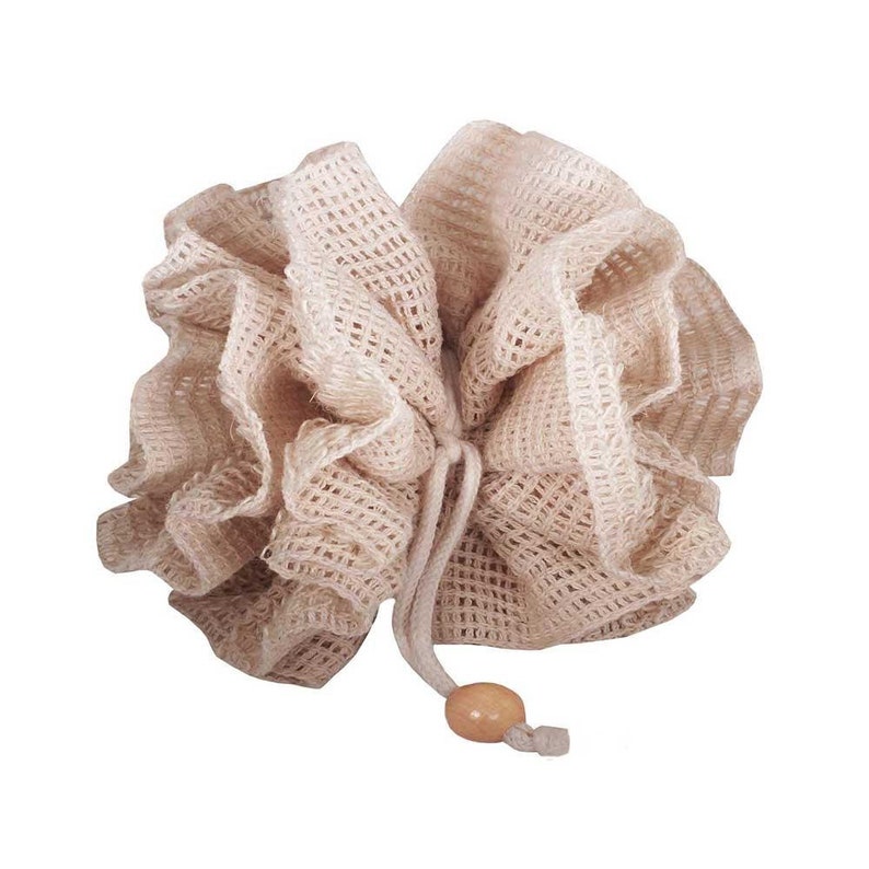 Sisal Shower Puff, Body Exfoliator, Shower Scrunchies, Biodegradable Shower Puff image 4