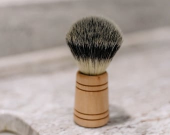 Vegan Shaving Brush with Wooden Handle