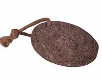 Natural Volcanic Lava Pumice Footstone, Oval