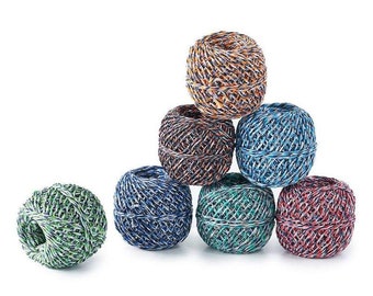 Recycled Twine 45m, Gift String, Multipurpose String