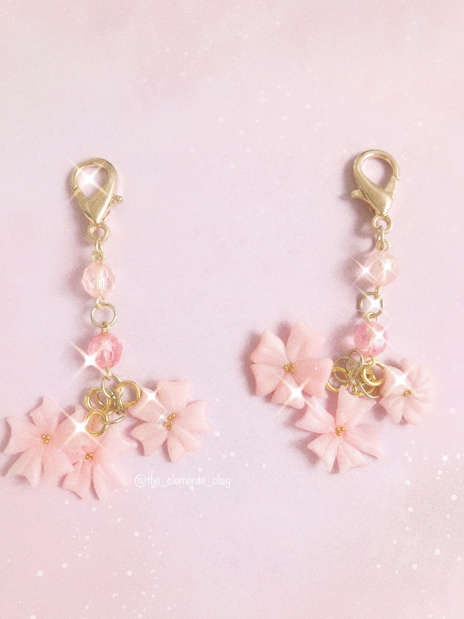 Sakura keychain Etsy