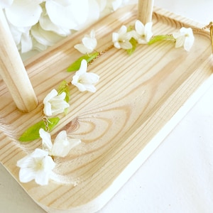 Lily of the valley bookmark, hairpin,